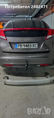 Защитна греда за под бронята, civic mk9, снимка 4 - Части - 55410257