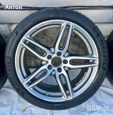 Джанти оригинални AMG с гуми за Мерцедес W213 - 245/40/R19, снимка 5 - Гуми и джанти - 54077438
