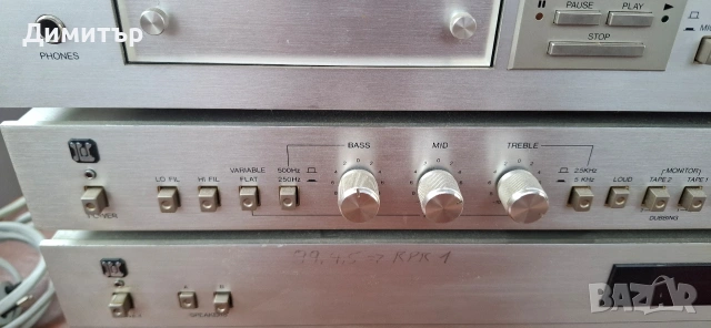 Рядък японски Hi-Fi сет Cybernet (Kyocera) 80-та серия, снимка 7 - Аудиосистеми - 54760203