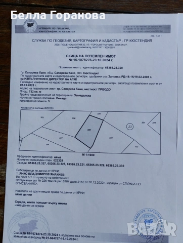 Продава изгодно и спешно собствени имоти в гр.Сапарева баня, снимка 5 - Земеделска земя - 55037979