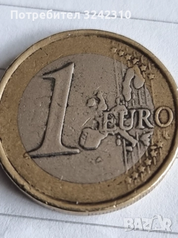 Монета от 1 евро, Германия, 2004 , снимка 3 - Нумизматика и бонистика - 54704959