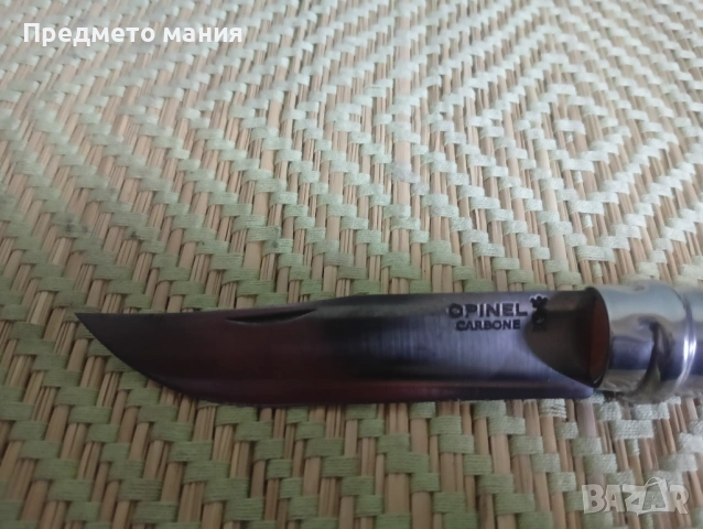 Сгъваем нож ножче ножка Opinel No.9 Carbone опинел, снимка 3 - Ножове - 54407352