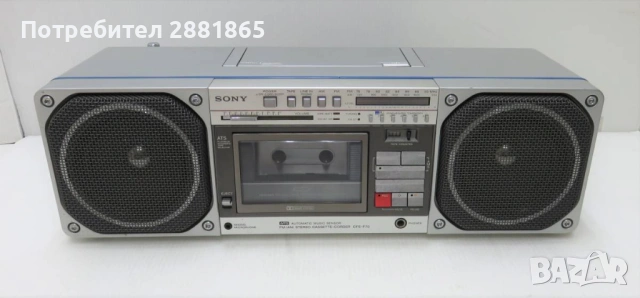 Sony CFS-F70, снимка 2 - Радиокасетофони, транзистори - 54143692