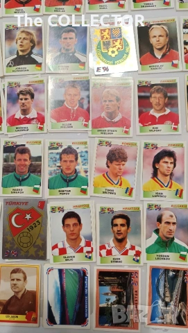 Ретро футболни стикери Panini Euro 96 - 105+ броя, снимка 3 - Колекции - 54646854