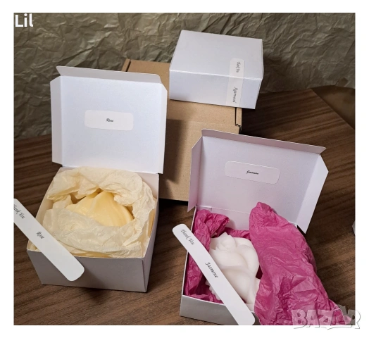 Ръчно изляти ароматни свещи, снимка 8 - Декорация за дома - 54296303