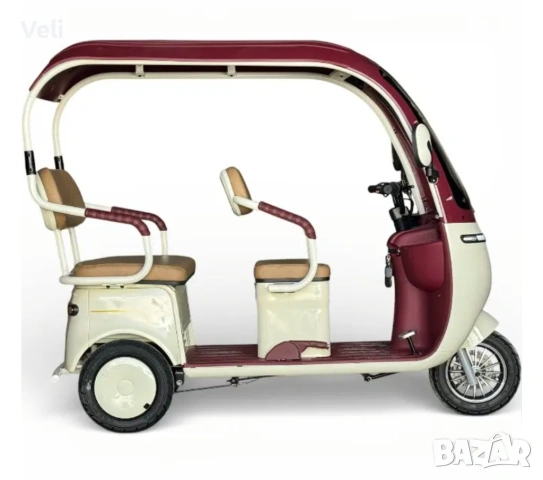 Електрическа триколка с покрив 3000W 72V , снимка 3 - Мотоциклети и мототехника - 54664421
