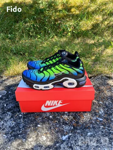 Nike Air Max Plus Racer Blue Volt, снимка 10 - Маратонки - 55453288