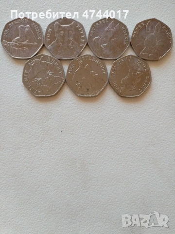 Английски Монети 50 Английски Пенса , снимка 4 - Нумизматика и бонистика - 54011506