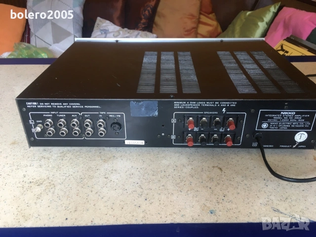 Усилвател NIKKO NA -390||, снимка 4 - Ресийвъри, усилватели, смесителни пултове - 54719518