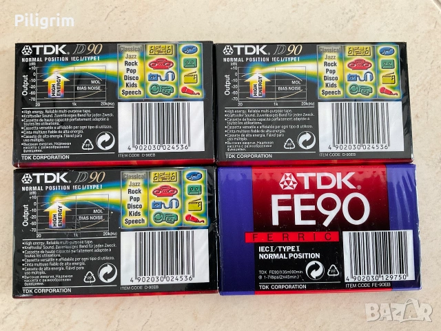 Аудио касети TDK normal position, Luxembourg., снимка 2 - Аудио касети - 55066416