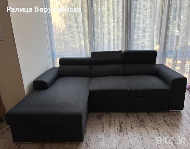 Ъглов ляв диван, снимка 2 - Дивани и мека мебел - 55441904