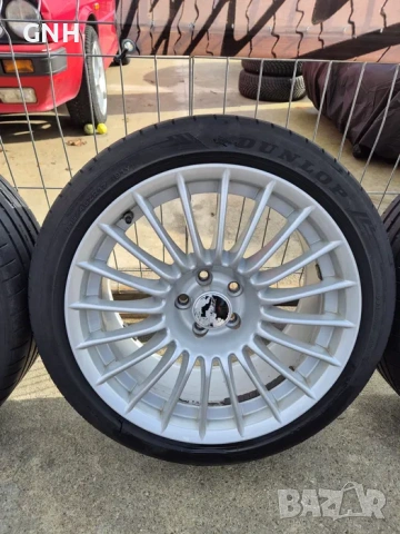 Джанти Zender 17 цола , 5х98 , 8.5j , et30 215/45/17 Fiat Alfa Lancia, снимка 3 - Гуми и джанти - 54511259