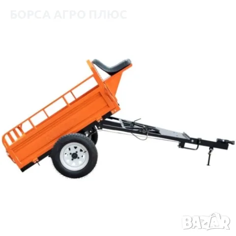 RURIS 550S Градинско ремарке за румпел 550 кг 4,5x12 Ново, снимка 7 - Ремаркета - 55595860