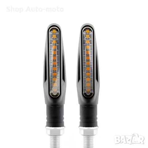 LED диодни мигачи Automat-За мотоциклет, скутер, АТВ, снимка 2 - Аксесоари и консумативи - 54954326