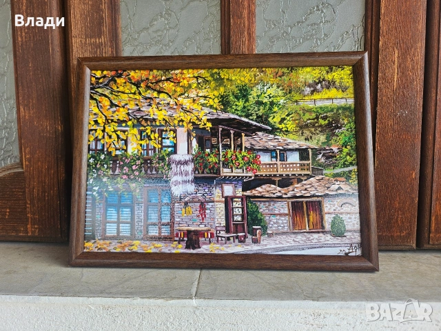 Картина Български пейзаж, снимка 3 - Картини - 54616080