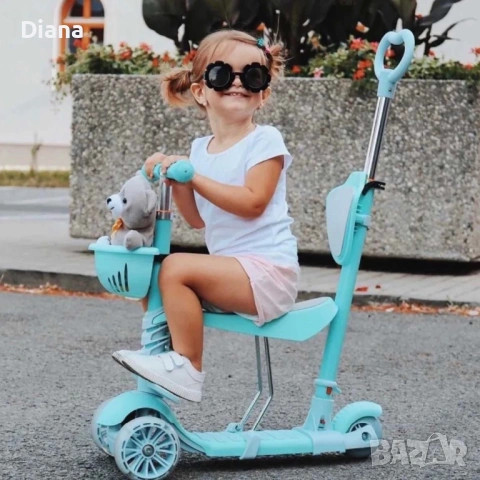 Детска тротинетка 5в1, снимка 2 - Детски велосипеди, триколки и коли - 54355000