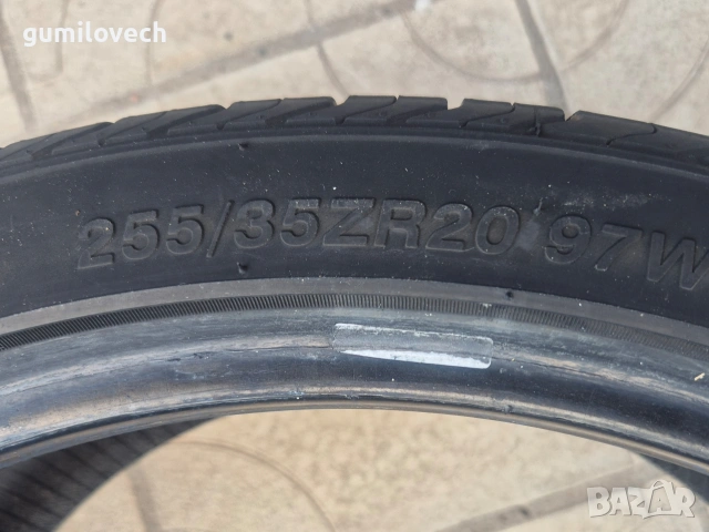 1бр. лятна гума 255/35/20 , снимка 6 - Гуми и джанти - 55122404