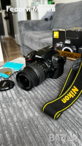 Nikon D5300 af-s dx nikkor 18-55mm DSLR фотоапарат, снимка 3 - Фотоапарати - 54515594