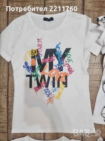 Тениски Pinko, Teinset, снимка 2 - Тениски - 55069422