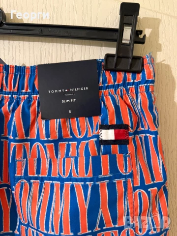 Нови мъжки шорти/бански Tommy Hilfiger, S размер, снимка 3 - Бански - 54978133
