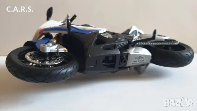 BMW S 1000RR Sports Bike Maisto - Мащаб 1:12, снимка 8 - Колекции - 55404328