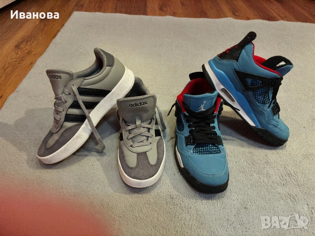 Маратонки Jordan 4 retro и Adidas Barreda 41 номер-95 евро за 2 чифта. , снимка 2 - Маратонки - 54346900