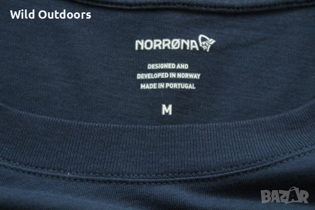 NORRONA 29 cotton suqarq viking t-shirt - мъжка спортна тениска, размер М, снимка 3 - Спортни дрехи, екипи - 55283289