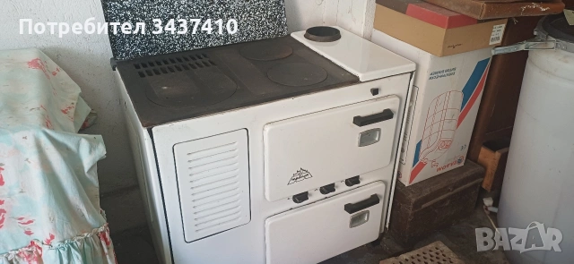 комбинирана печка,работи на ток