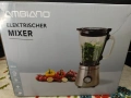 Блендер Ambiano BL-600 със сребрист корпус и стъклена кана., снимка 1