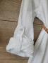 Бяла дълга риза памучна материя Размер М , снимка 5