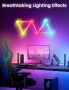 Умни LED стенни осветителни тела за гейминг, RGBIC LED светлинни ленти 3D, снимка 8