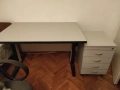 Маса  шкафче с два въртящи се стола, снимка 4