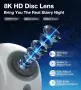 Galaxy Projector, 17-цветна проекторна светлина, нощна лампа Aurora, 15 бели шума, 12 диска, снимка 3