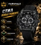 FAIRWHALE FW-4410 BLACK – спортно-луксозен кварцов часовник, снимка 2