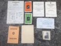 ЛОТ стари немски документи WWII - WEHRMACHT - ОРИГИНАЛ, снимка 1