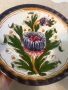 Красива винтидж чиния от керамика ръчно рисувана , снимка 1