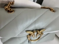 Чанта Pinko love classic puff light gray , снимка 14