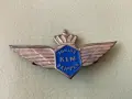 Винтидж метална значка на Junior KLM Skipper, 1950 г., снимка 1