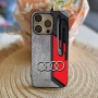 Силиконов Калъф за iPhone с лого Audi, снимка 13