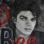 Michael Jackson BAD 1988 acid wash тениска оригинал виндтидж лиценз кралят на попа, снимка 1