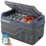 Хладилник за кола с компресор, Хладилна кутия, 27Л - 12V/24V/220V, снимка 2