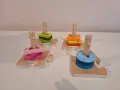Hape играчка за сортиране на форми и цветове Early Explorer Creative Peg Puzzle от дърво за 18+, снимка 6