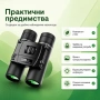 Компактен малък бинокъл Bushnell 8×21 за деца театър концерт наблюдение на птици планина джобен, снимка 7