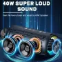Чисто нова преносимa Bluetooth колонка Ortizan X8 Pro с 40W стерео звук, SD карта, AUX, снимка 2