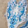 Бански твърда чашка с парео пола размери  L  гр.98см х 108см еластичност , снимка 2