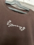 Кафява памучна тениска Esprit, снимка 2