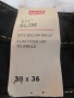 LEVI'S 511 SLIM нови, с етикет черни мъжки дънки размер 38x36., снимка 5