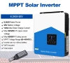 Wifi Хибриден Соларен Инвертор 6.2 KW + 120А МРРТ (48v-51.2v), снимка 5