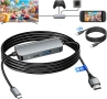 Докинг станция за Switch 2, с HDMI 2.1 кабел, 4K@120Hz преносима USB C, снимка 1