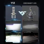 H4 LED крушки с лупа 240W комплект 2бр 30000lm 12V 24V авто крушки T844, снимка 4